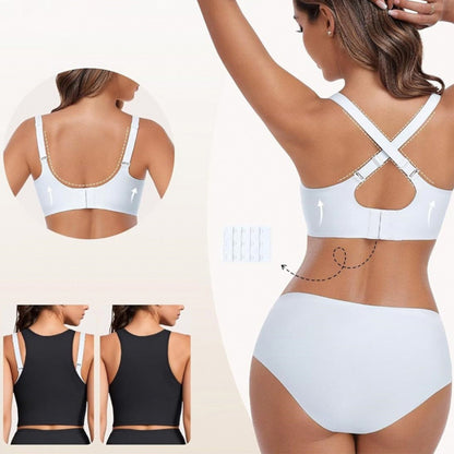 ComfortLift Deep V Wireless Bra Seamless Push Up T-Shirt Bra