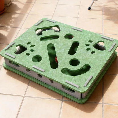 Interactive Cat Scratch Box with Bell Balls