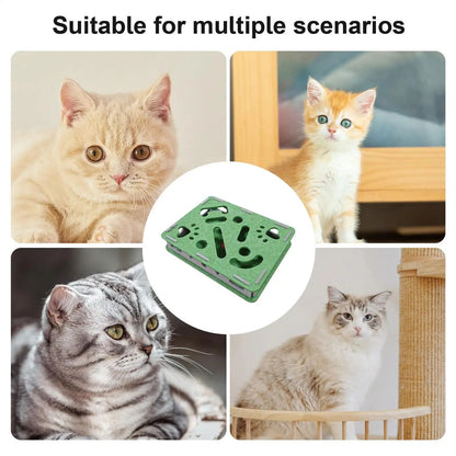 Interactive Cat Scratch Box with Bell Balls