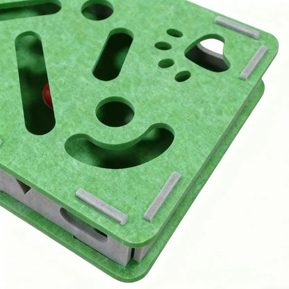 Interactive Cat Scratch Box with Bell Balls