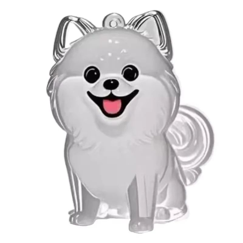 Dog Hair Keepsake Keychain Pendant – Pet Fur Memory Holder for Bags, Car Keys, Couples Gift & Souvenir Decoration