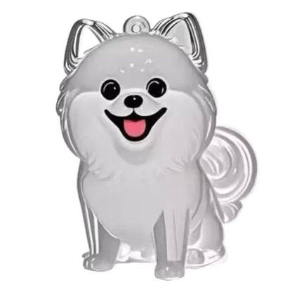 Dog Hair Keepsake Keychain Pendant – Pet Fur Memory Holder for Bags, Car Keys, Couples Gift & Souvenir Decoration