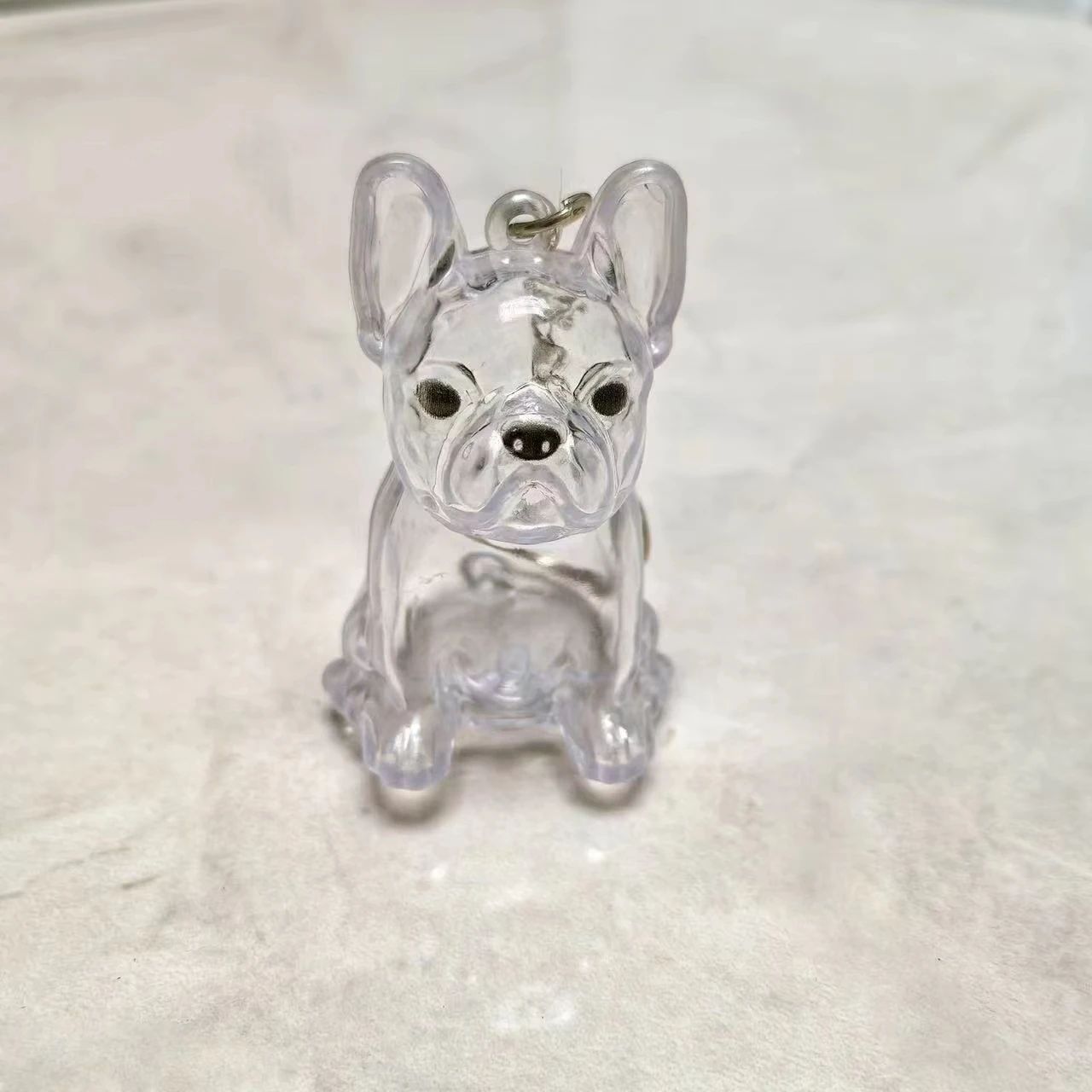 Dog Hair Keepsake Keychain Pendant – Pet Fur Memory Holder for Bags, Car Keys, Couples Gift & Souvenir Decoration