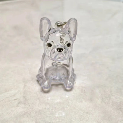 Dog Hair Keepsake Keychain Pendant – Pet Fur Memory Holder for Bags, Car Keys, Couples Gift & Souvenir Decoration