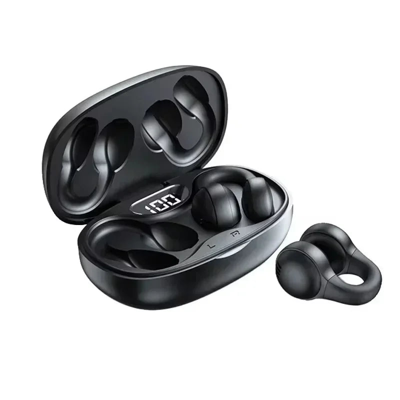 Noise Reduction Wireless Earbuds with LED Power Display and Touch Control