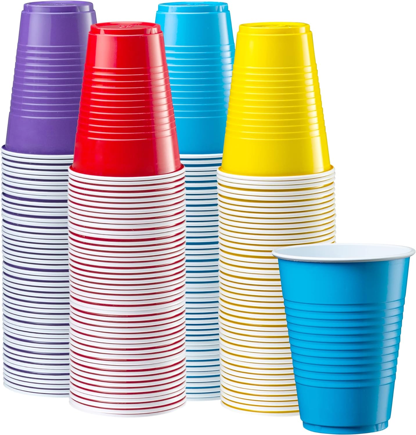 Disposable Party Cups Set Versatile Beer Pong Cups & Outdoor Drinkware