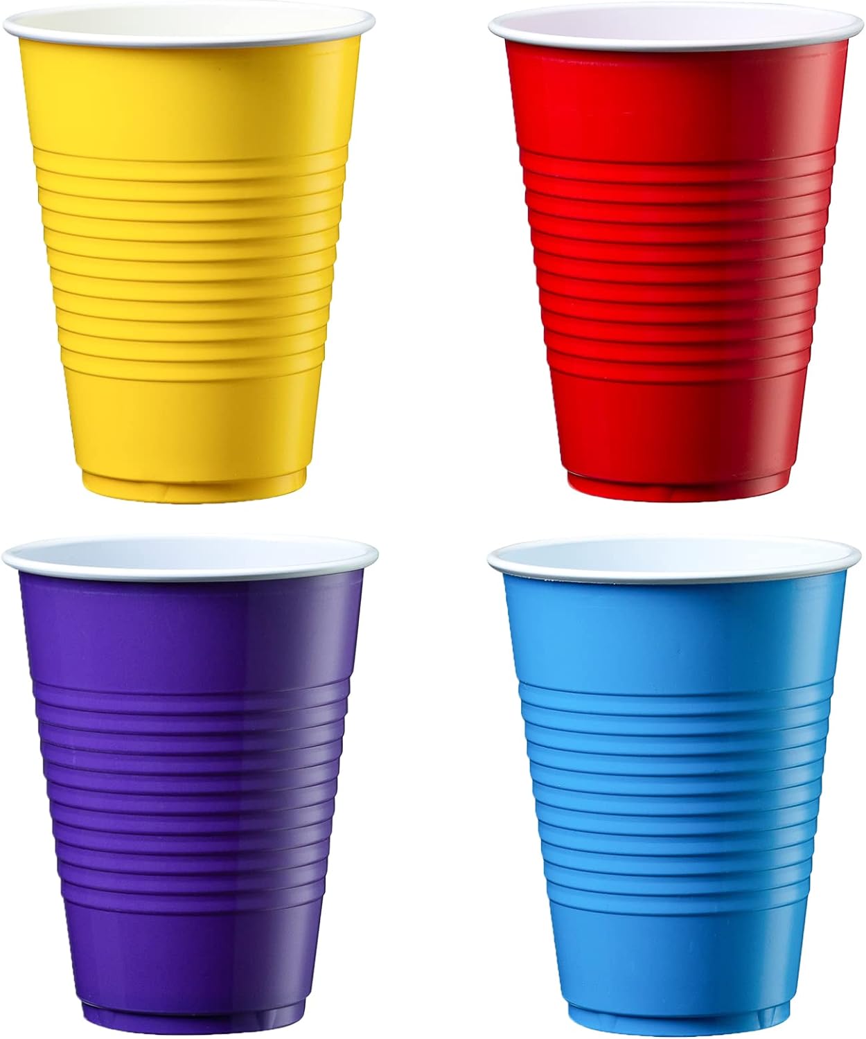 Disposable Party Cups Set Versatile Beer Pong Cups & Outdoor Drinkware