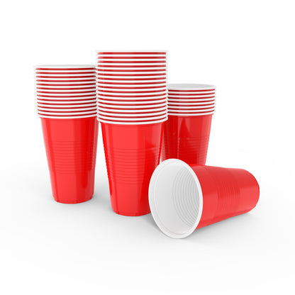 Disposable Party Cups Set Versatile Beer Pong Cups & Outdoor Drinkware