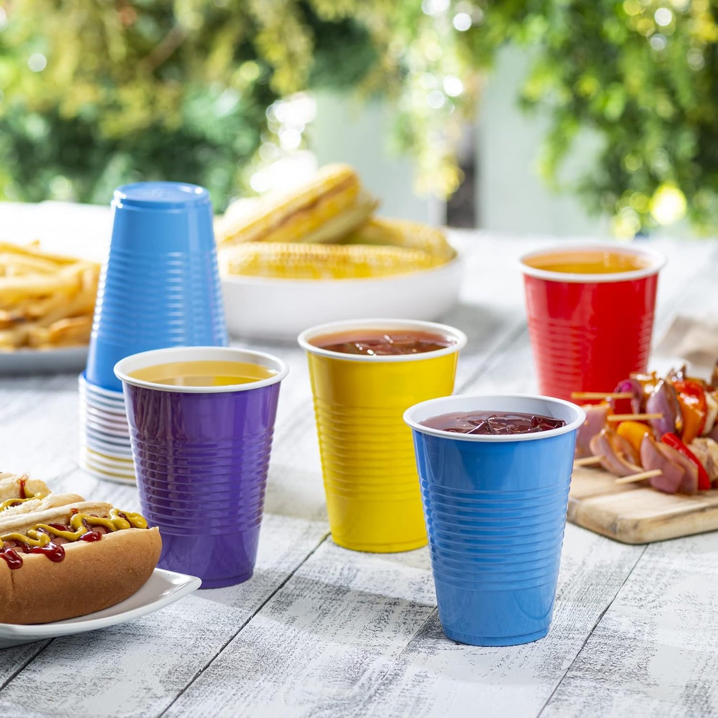 Disposable Party Cups Set Versatile Beer Pong Cups & Outdoor Drinkware