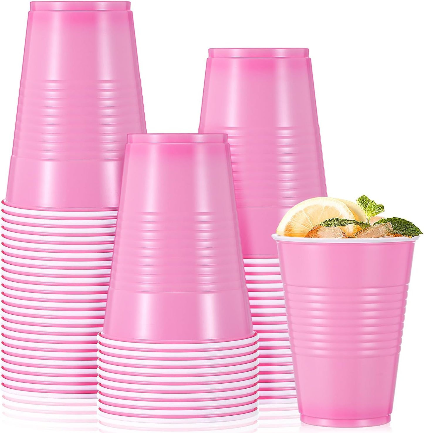 Disposable Party Cups Set Versatile Beer Pong Cups & Outdoor Drinkware