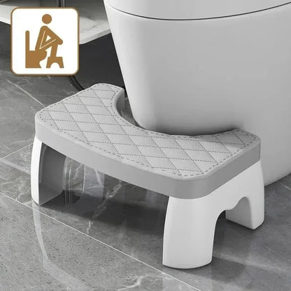 Premium Waterproof Bathroom Toilet Stool Ergonomic Squatty Potty Stool for Adults, Kids & Seniors