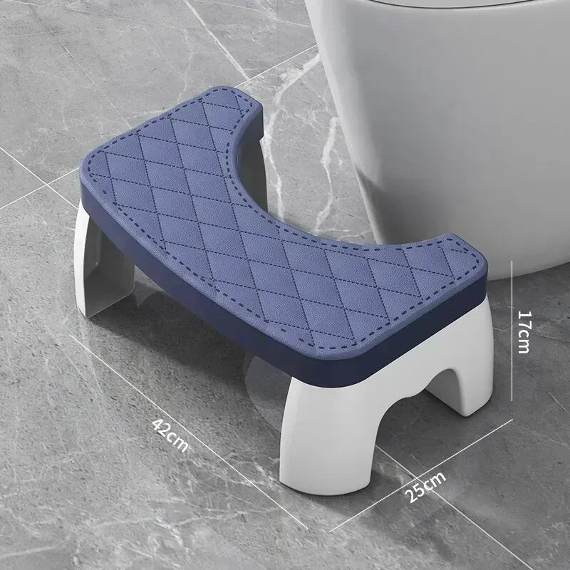 Premium Waterproof Bathroom Toilet Stool Ergonomic Squatty Potty Stool for Adults, Kids & Seniors
