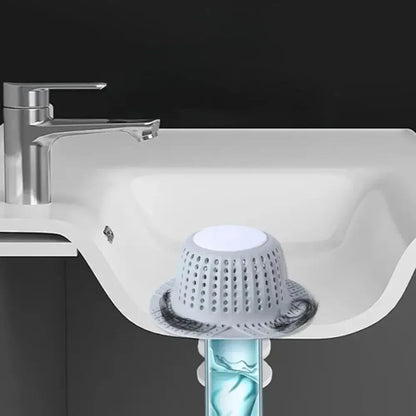 DrainGuard Pop Up Hair Catcher Stopper for Bathtub, Shower & Bathroom Sink