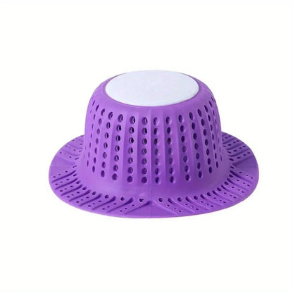 DrainGuard Pop Up Hair Catcher Stopper for Bathtub, Shower & Bathroom Sink