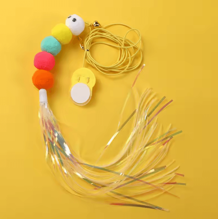 DoorDangler Interactive Hanging Cat Toy with Feather Teaser