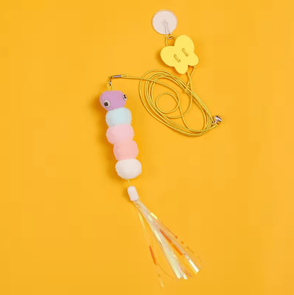 DoorDangler Interactive Hanging Cat Toy with Feather Teaser