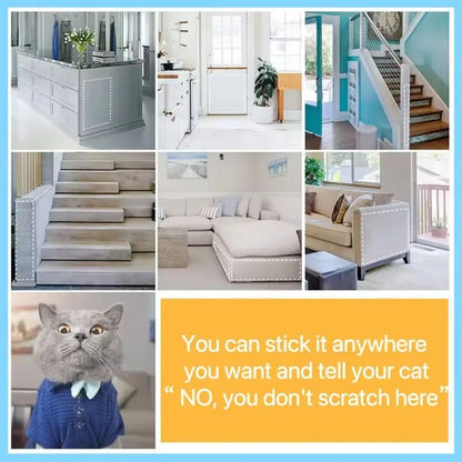Transparent Cat Sofa Protector Pads for Self Adhesive Furniture Scratch Protection