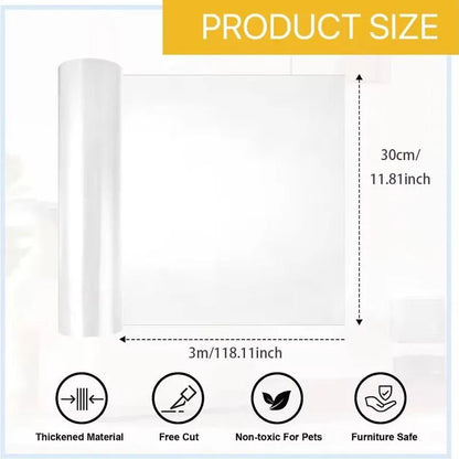 Transparent Cat Sofa Protector Pads for Self Adhesive Furniture Scratch Protection