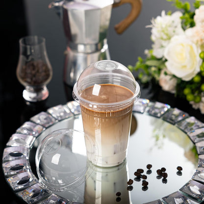 Clear Plastic Fruit Cups with Dome Lids for Parfaits
