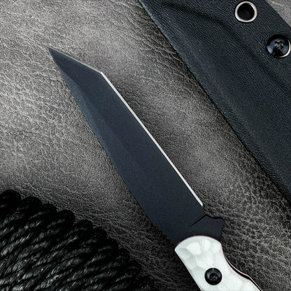 Tactical Fixed Outdoor Camping Knife with blade & Premium handle