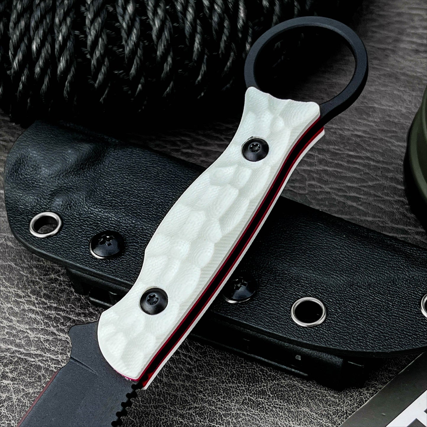 Tactical Fixed Outdoor Camping Knife with blade & Premium handle