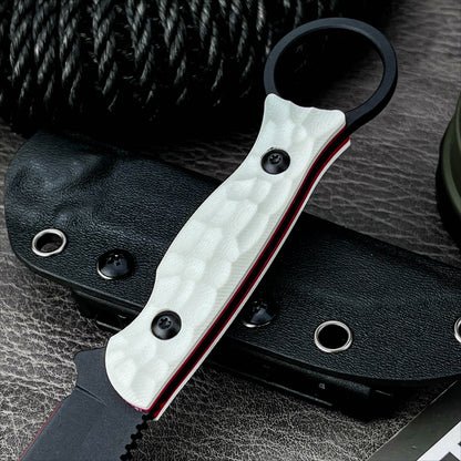 Tactical Fixed Outdoor Camping Knife with blade & Premium handle