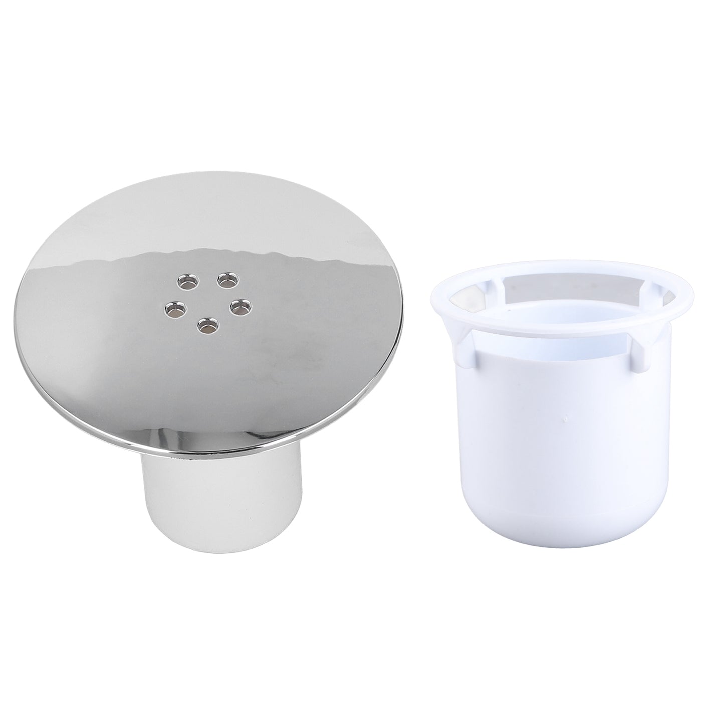 FastFlow Shower Drain Cover & Hair Trap Replacement for 90mm Waste Holes