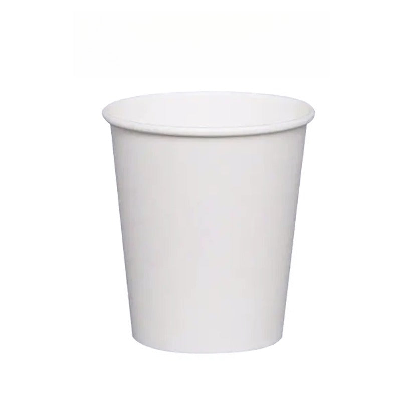 White Paper Cups Durable Disposable Paper Cups for Juice, Coffee & Drinks