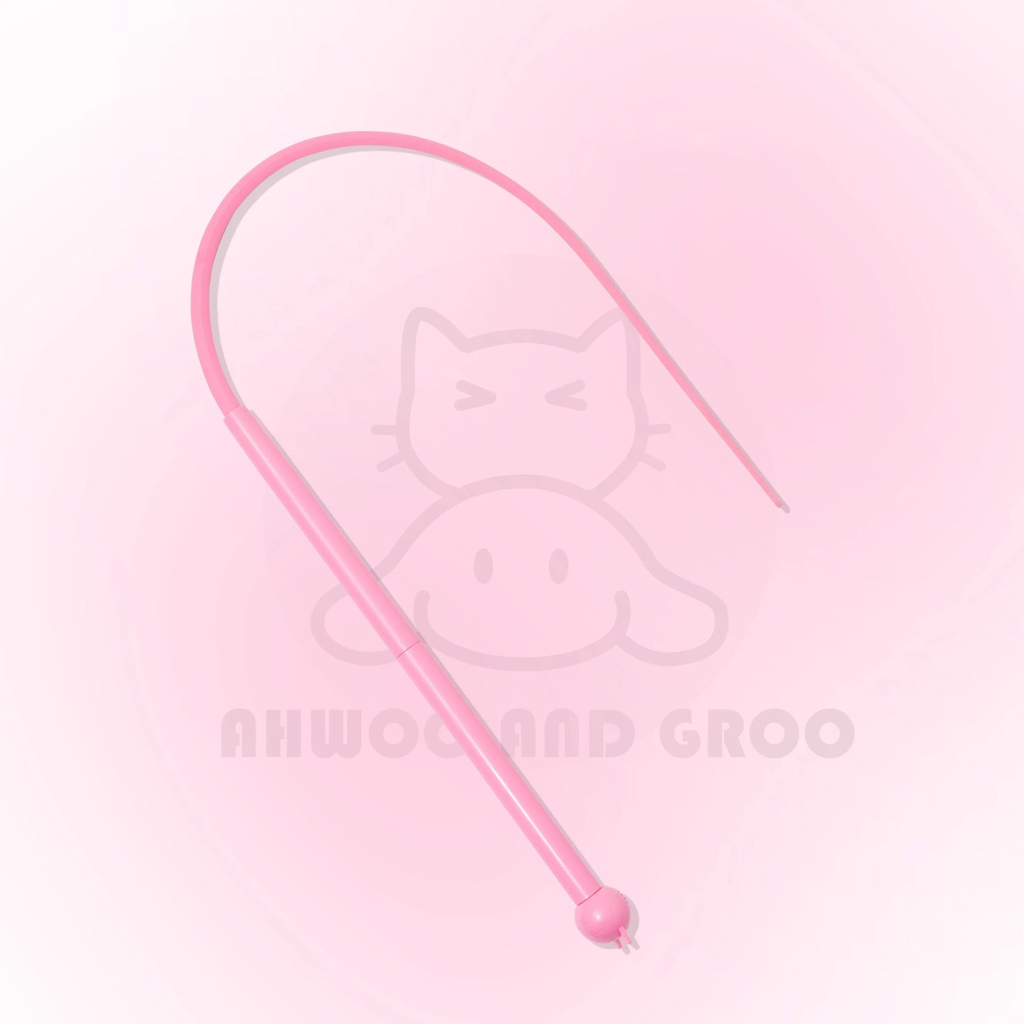 Interactive Mouse Tail Cat Teaser Wand Toy with Bell