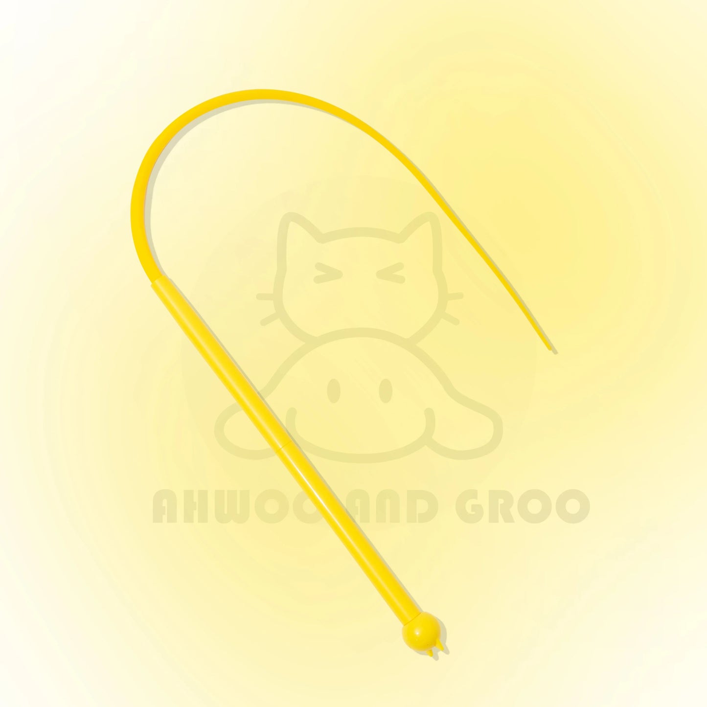 Interactive Mouse Tail Cat Teaser Wand Toy with Bell