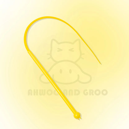 Interactive Mouse Tail Cat Teaser Wand Toy with Bell