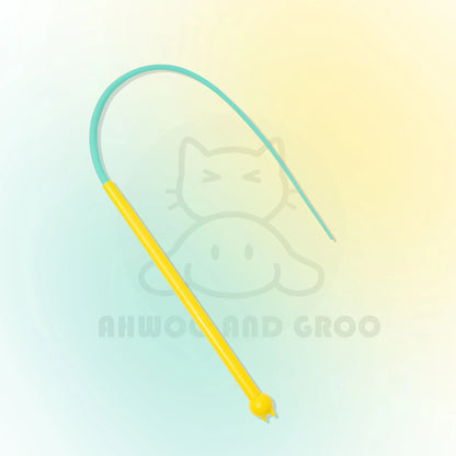 Interactive Mouse Tail Cat Teaser Wand Toy with Bell