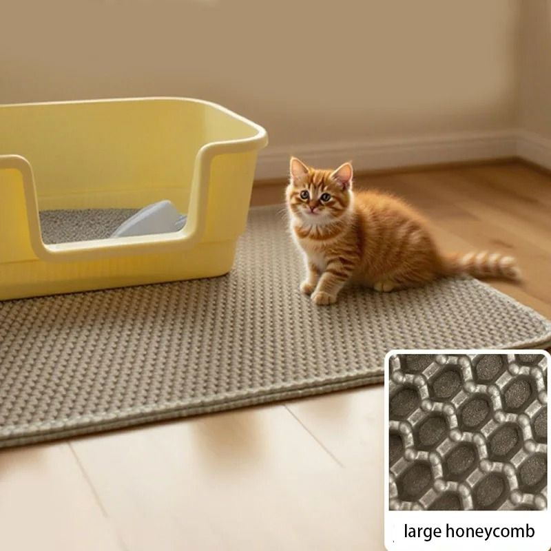 Waterproof Double-Layer Honeycomb Cat Litter Mat