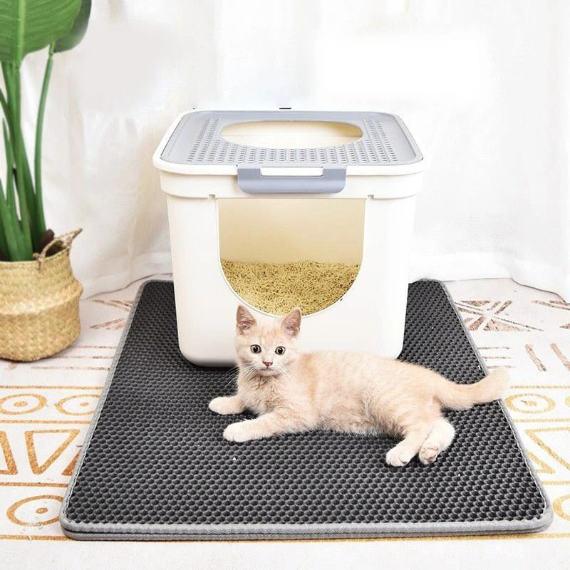 Waterproof Double-Layer Honeycomb Cat Litter Mat