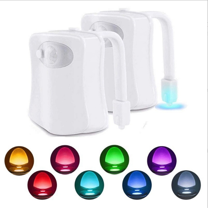 Motion Sensor LED Toilet Night Light with Color Changing Glow