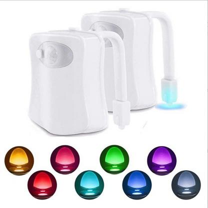 Motion Sensor LED Toilet Night Light with Color Changing Glow