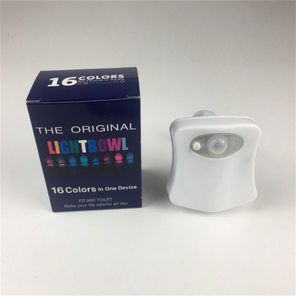 Motion Sensor LED Toilet Night Light with Color Changing Glow