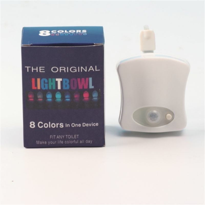 Motion Sensor LED Toilet Night Light with Color Changing Glow