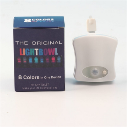 Motion Sensor LED Toilet Night Light with Color Changing Glow