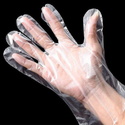Clear Food Grade Disposable Kitchen Gloves for Food Prep and Restaurant Service