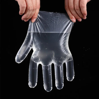 Clear Food Grade Disposable Kitchen Gloves for Food Prep and Restaurant Service