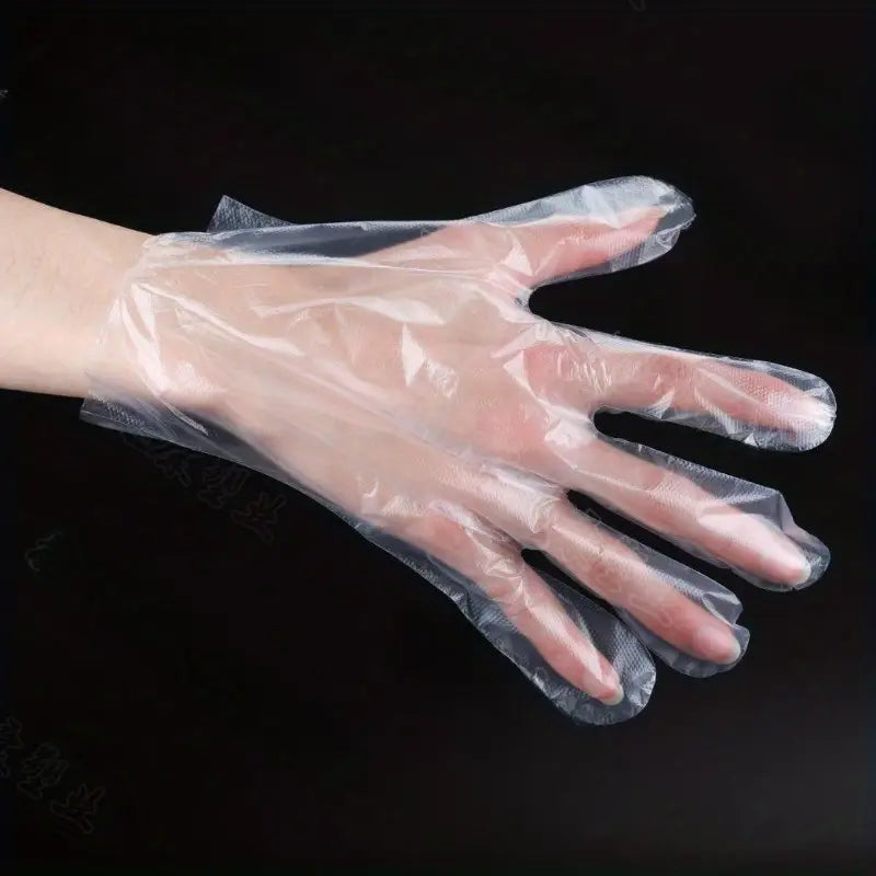 Clear Food Grade Disposable Kitchen Gloves for Food Prep and Restaurant Service