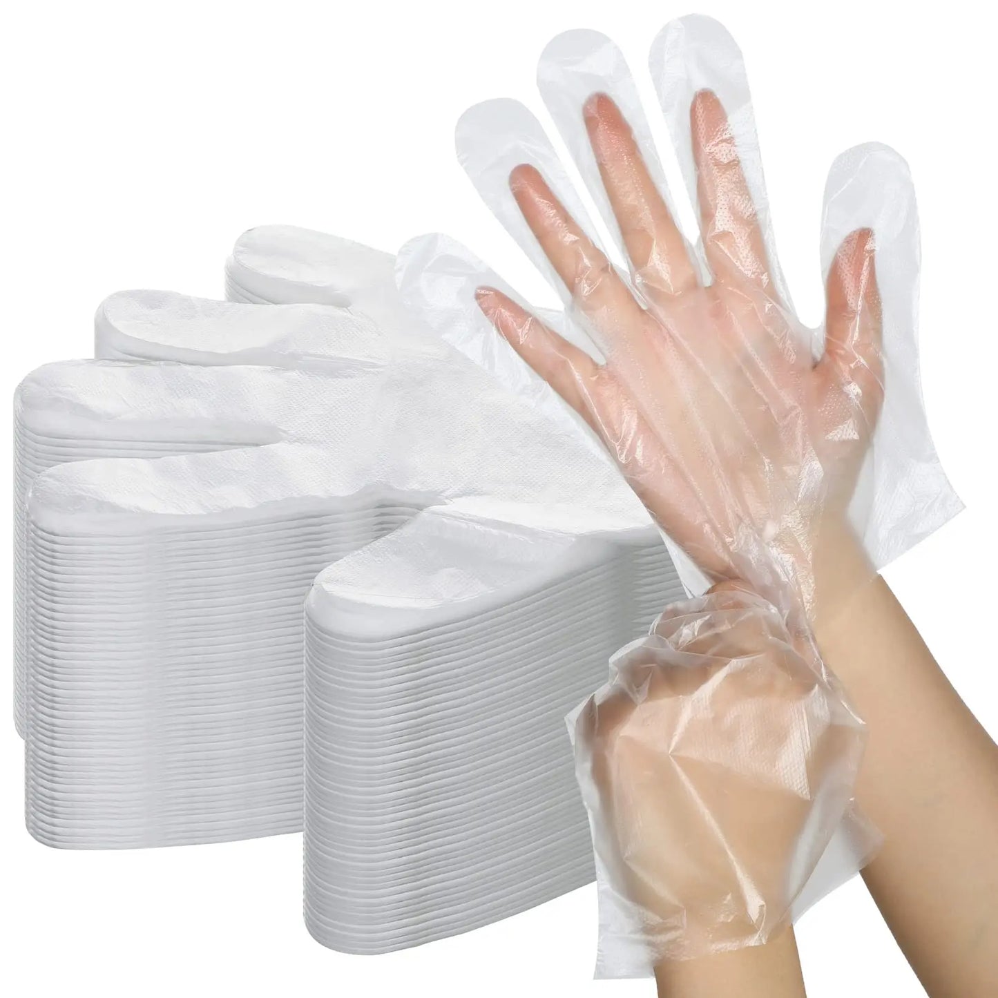 Clear Food Grade Disposable Kitchen Gloves for Food Prep and Restaurant Service