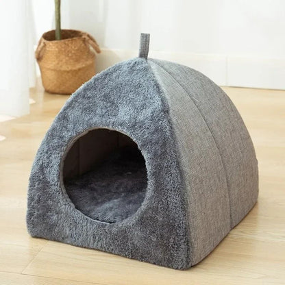 Closed Triangle Deep Sleep Cat Tent Cave