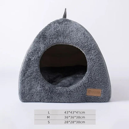 Closed Triangle Deep Sleep Cat Tent Cave