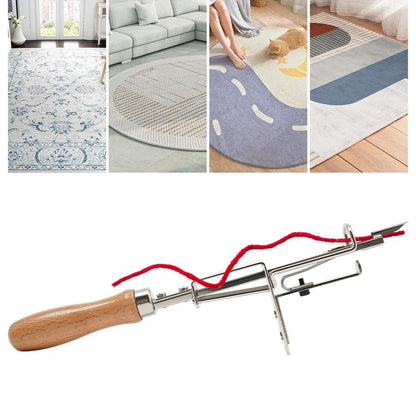 Professional Carpet Tufting Tool Kit with Adjustable Height Manual Rug Making Tool
