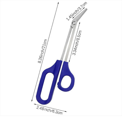 Long Handled Toenail Scissors for Thick Nails Extended Reach Ergonomic Pedicure Clipper