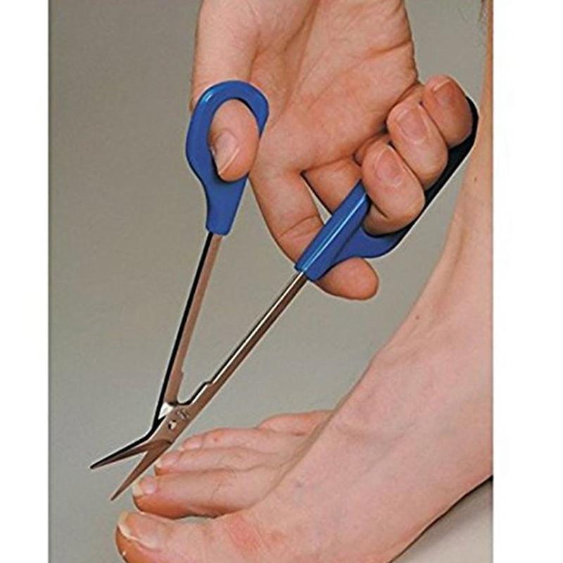 Long Handled Toenail Scissors for Thick Nails Extended Reach Ergonomic Pedicure Clipper