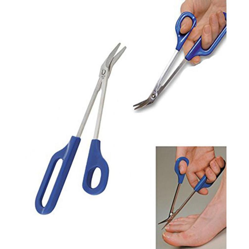 Long Handled Toenail Scissors for Thick Nails Extended Reach Ergonomic Pedicure Clipper