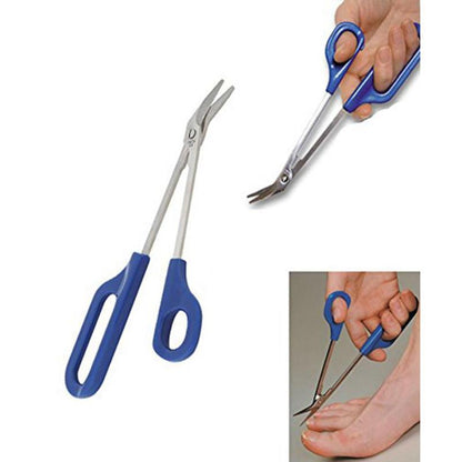 Long Handled Toenail Scissors for Thick Nails Extended Reach Ergonomic Pedicure Clipper